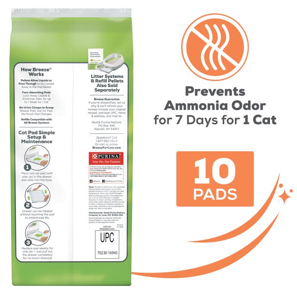 Tidy Litter Pad Refill Morning Fresh Scent in 10 Pads