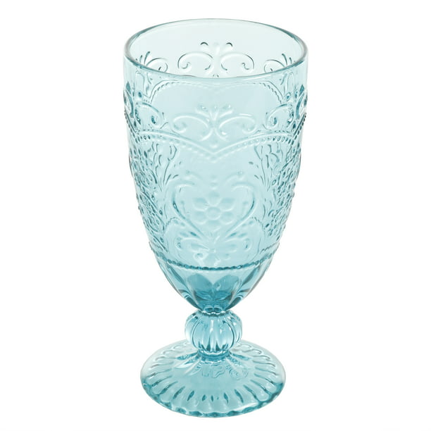 Amelia Goblet Set 14.7 Ounces Teal