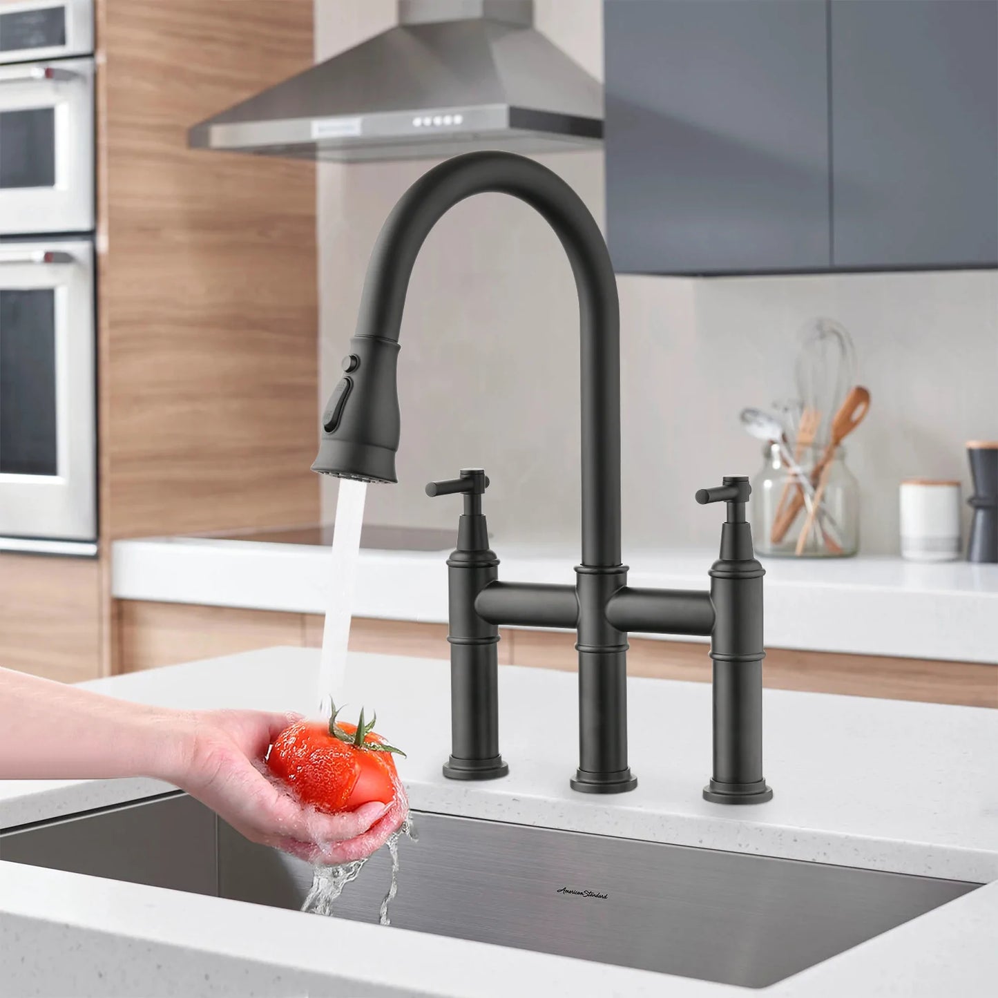 Kitchen Faucet With Pull Down Spray Head