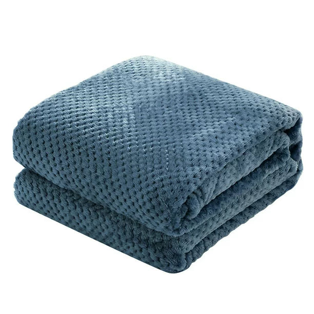 Blanket Soft Cozy in Blue Throw 39x59 Inches