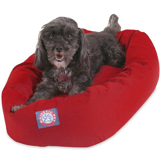 Bed for Dogs in Red Small 24 Inches