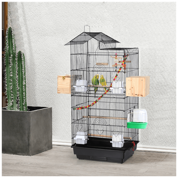 Black Metal Bird Cage