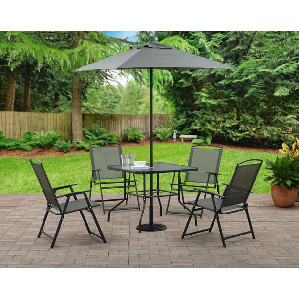 Albany Lane 6 Piece Outdoor Patio Dining Set Grey