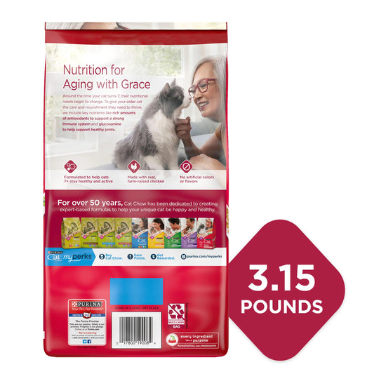 Pet Chow Dry Food  Chicken Flavor 3.15 Pounds
