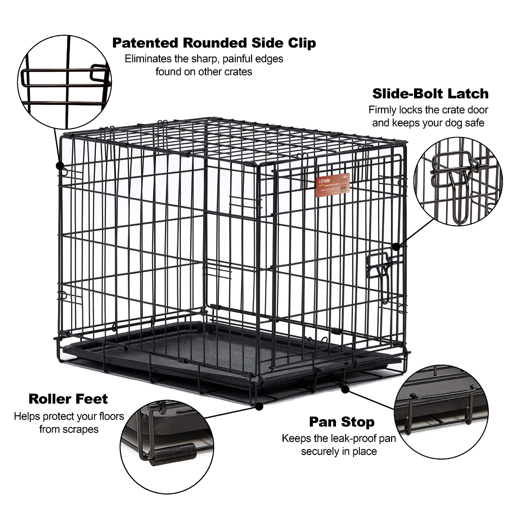Dog Crate Single Door iCrate 24in - Pets R Family