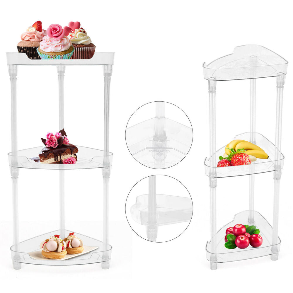 Storage Tray 3 Tier Corner Shelf