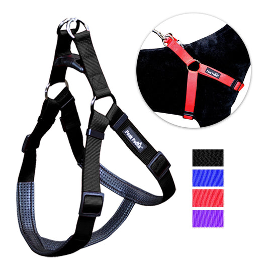 Dog Harness with Metal Rings in Large