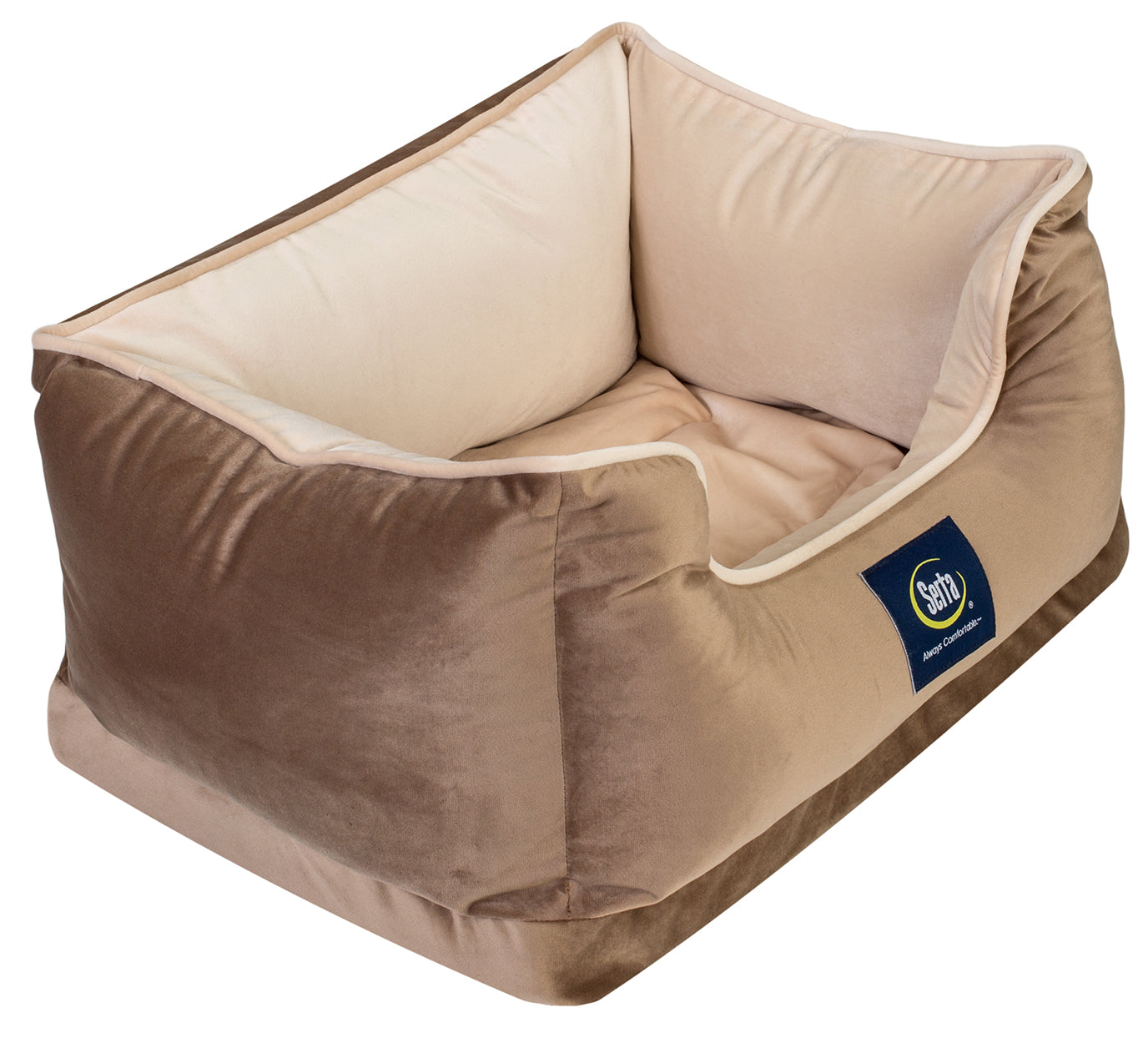 Bed for Dogs Small Brown 22x18 Inches