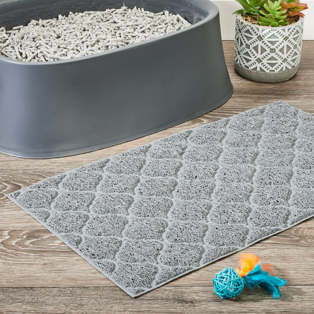 Pet Trapper Litter Mat in Gray