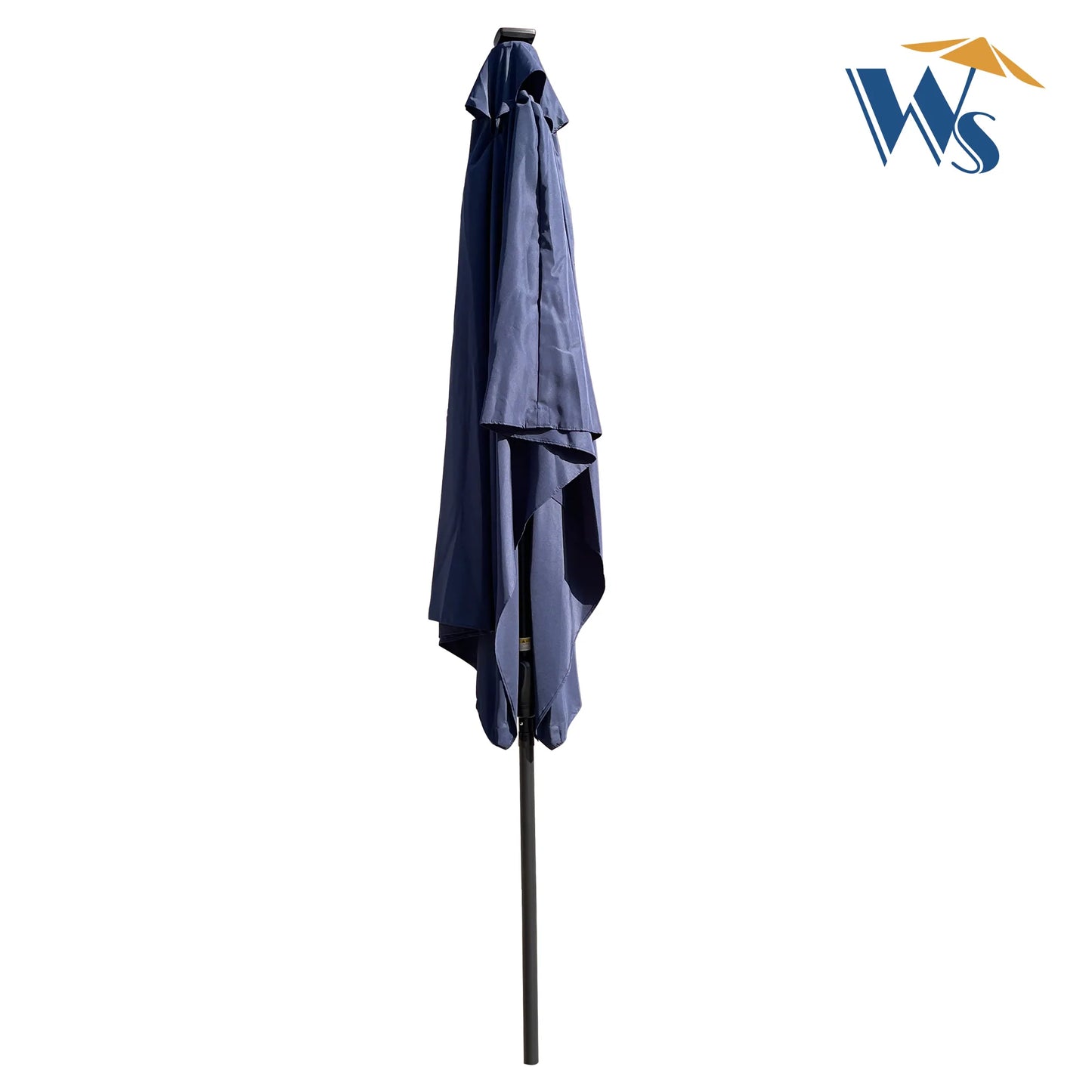 Umbrella for Outdoor with Crank and Push Button Tilt in 10x6.5 ft