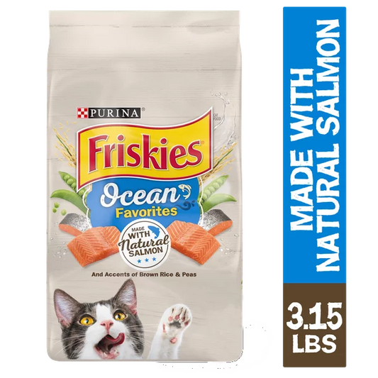 Dry Pet Food Salmon And Brown Rice Flavor in 3.15 Pounds