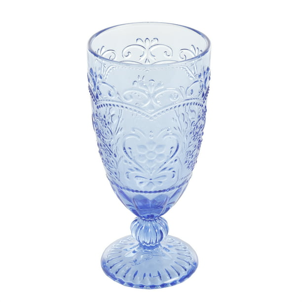 Amelia Goblet 4 Pieces Set 14.7 Ounces Blue