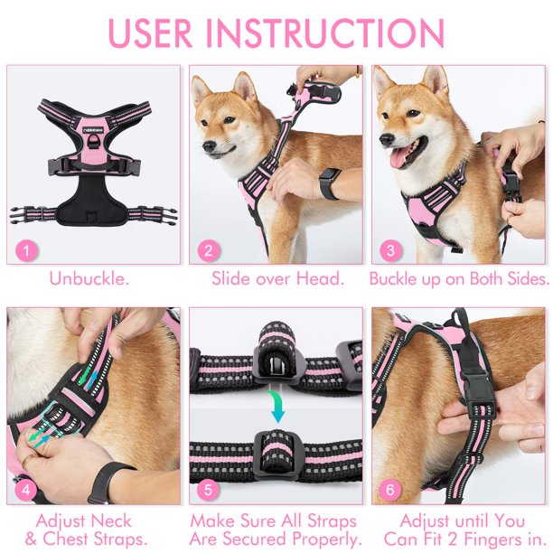 Pet Harness Small in Pink