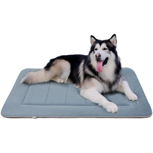 Anti Slip Dog Crate Mat Blue Grey Extra Large