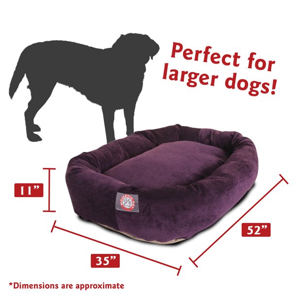 Pet Bed For Dogs Aubergine Extra Large