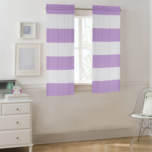 Darkening Curtain Set 30x54 Inch in Purple 2 Panels
