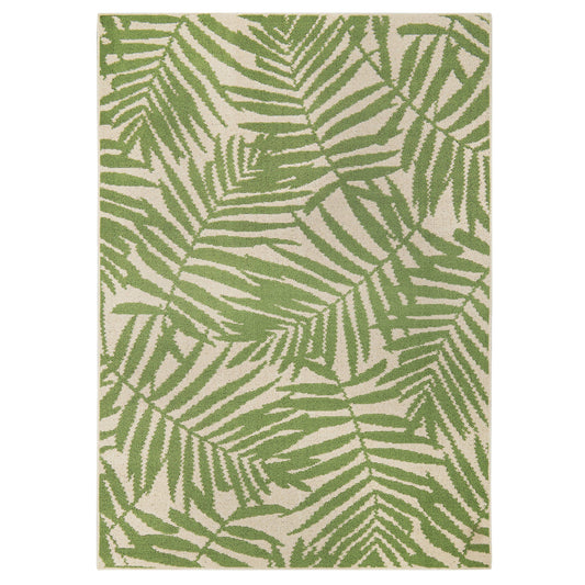 Area Rugs Green and Beige 72 x 108 Inches