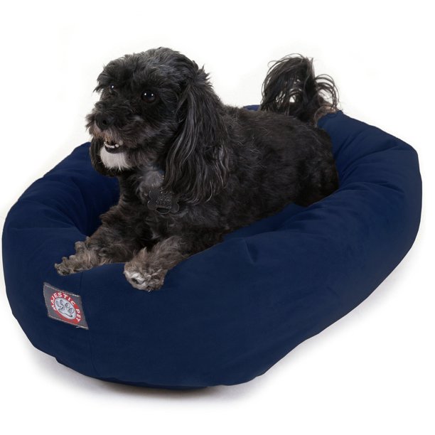 Pet Bed For Dogs Navy Small