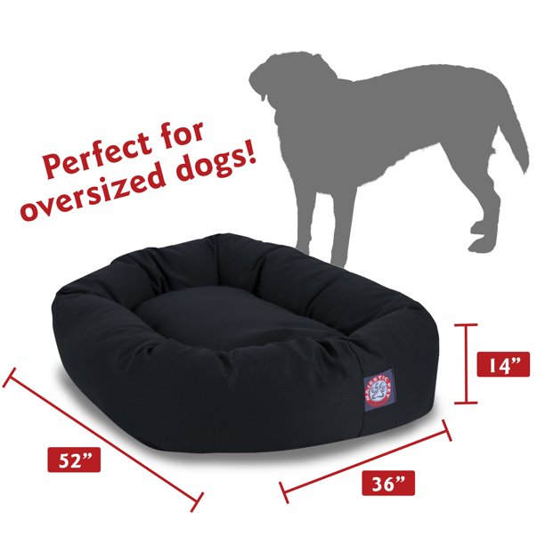 Bed for Dogs Black Extra Large