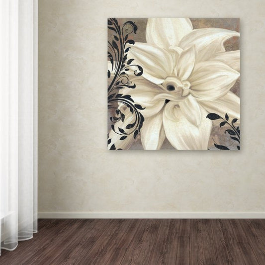 Floral Canvas Wall Art Size 18x18