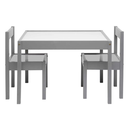 Table Play Set in Gray with 3 Pieces