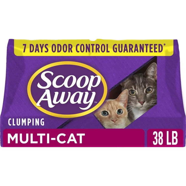 Scoop Away Clumping Cat Litter Scented 38 Pounds