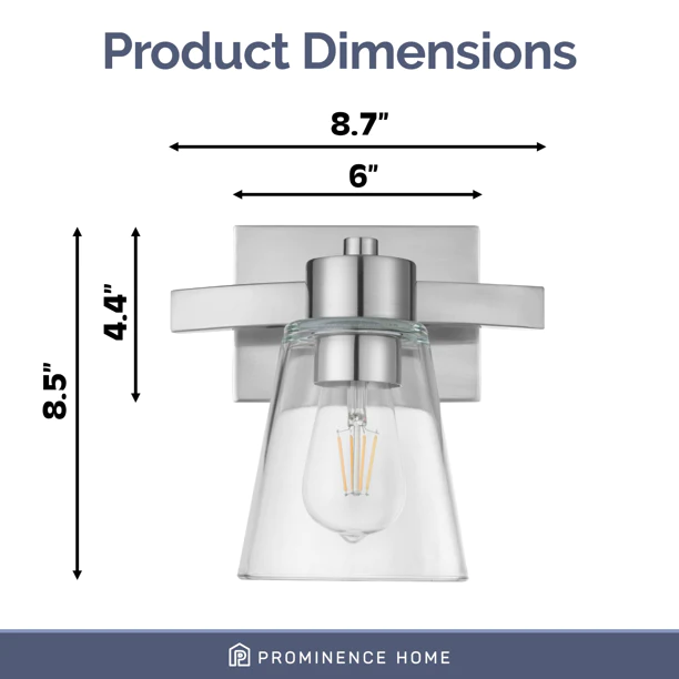 Vanity Light in Satin Nickel