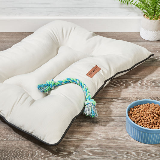 Ruff and Tough Pet Bed Beige Medium