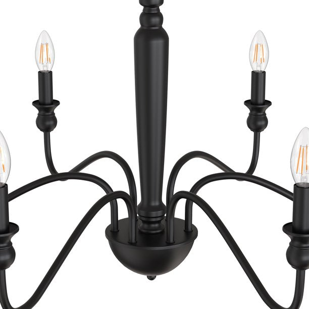 Farmhouse Chandelier in 6 Light