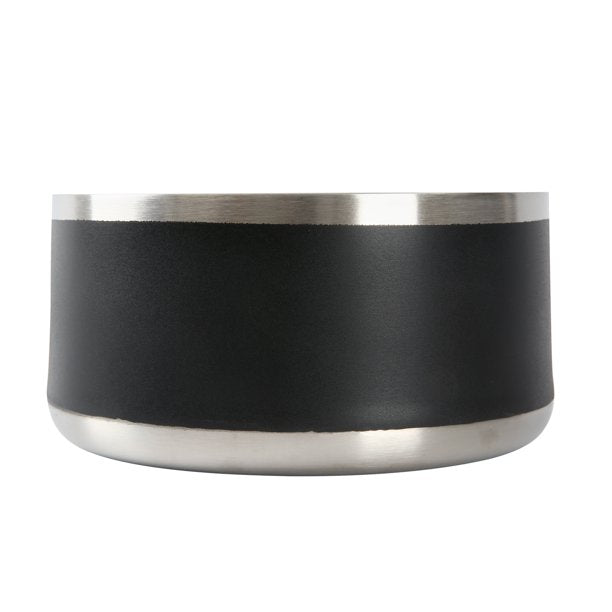 Double Wall Black Pet Bowl