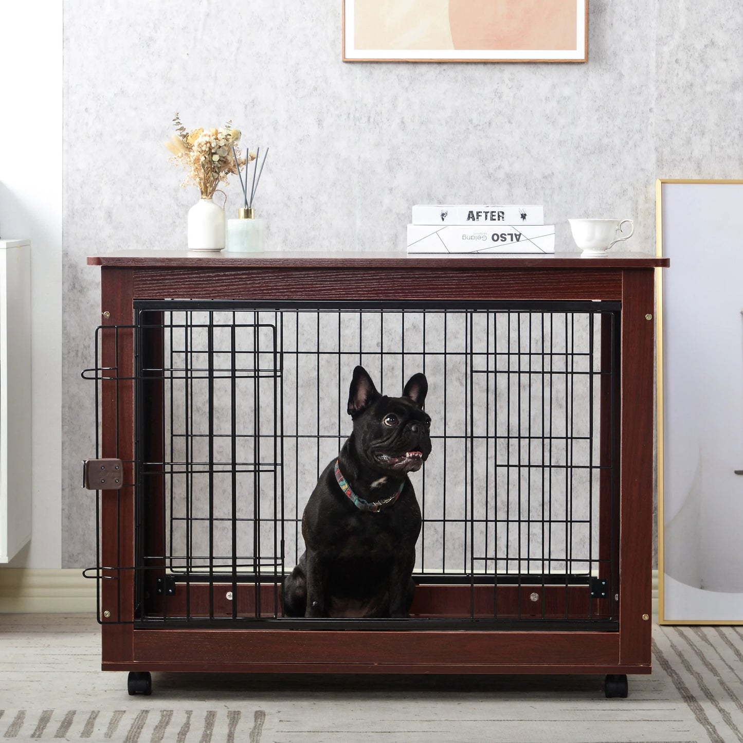 Furniture Style Pet Dog Crate Cage in 39 Inches