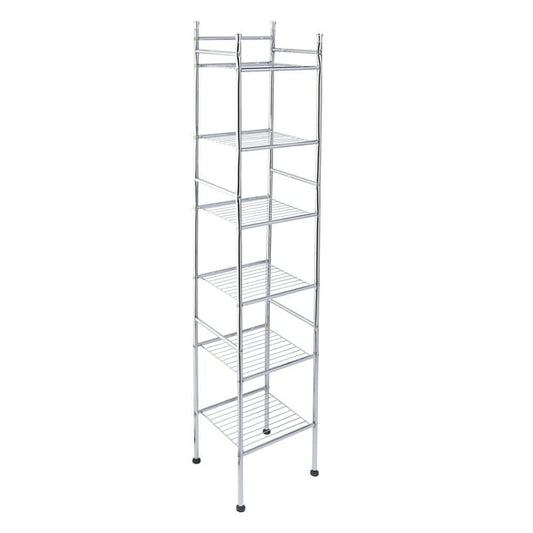 Bathroom Slim Storage Shelving with 6 Tier