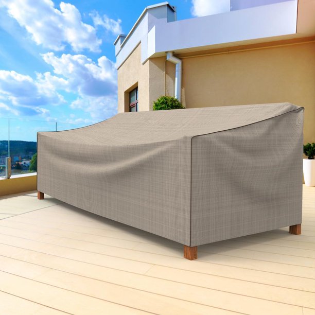 Patio Sofa Cover Beige Large