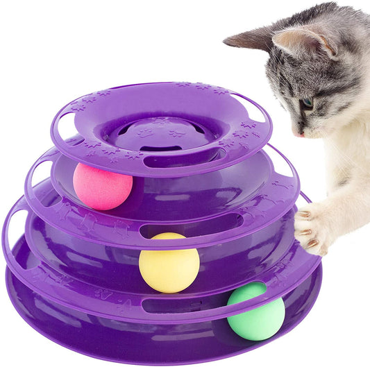 Cat Tower for Indoor Cats Multi Stage Interactive Cat Toy