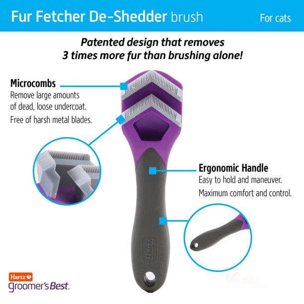 Shedder Grooming Tool for Pets in Gray Orange