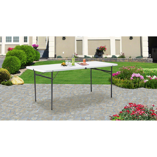 Folding Table 6 Foot White