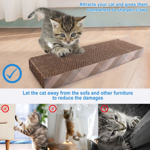 Cat Scratch Cardboard and Sofa Bed Post