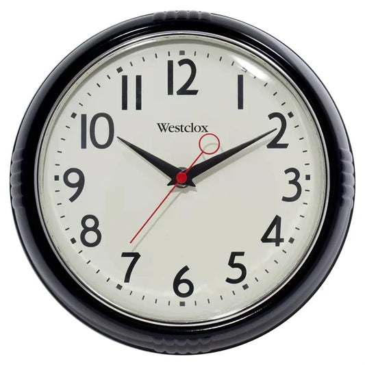 Convex Glass Lens Wall Clock 9.5 Inches