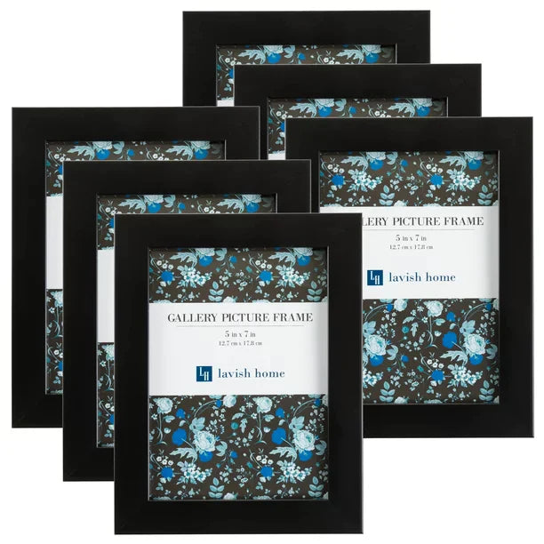 Document Frame Black Set of 6