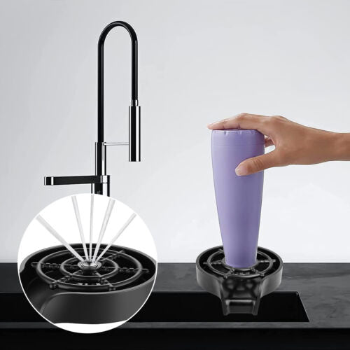 Automatic Glass Rinser Faucet Bottle Washer Cup Cleaner