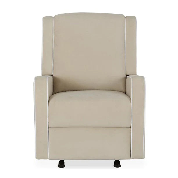 Rocker Recliner Chair Nursery Furniture Beige Linen