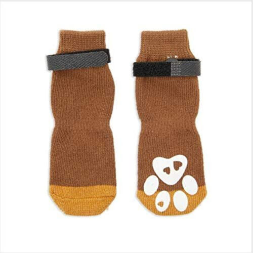 Anti Slip Knitted Pet Socks in 4 Pairs