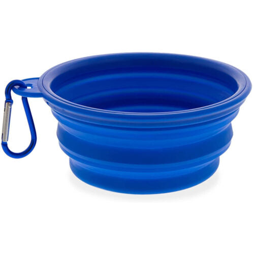 Collapsible Pet Dishes 4 Pack in Multiple Colors