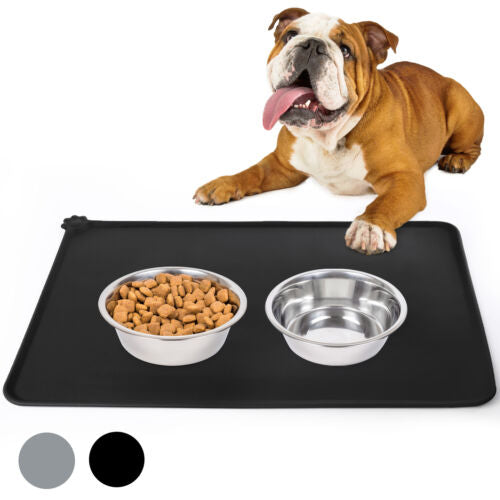 Pet Feeding Mat Non Slip Placemat Bowls 19x12 Inches