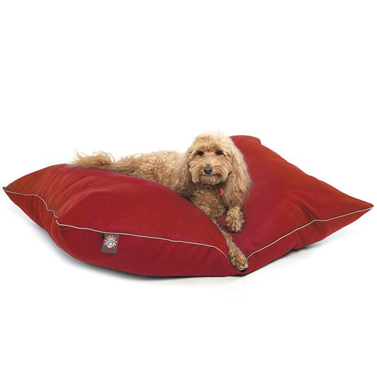 Dog Bed Machine Washable Medium Red