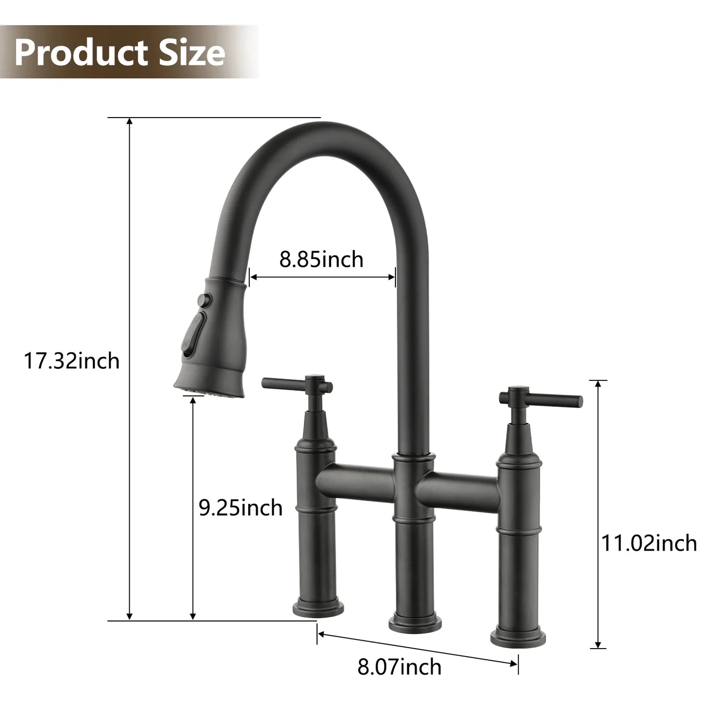 Kitchen Faucet With Pull Down Spray Head