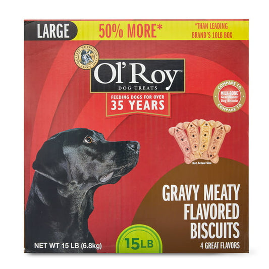 Gravy Meaty Flavored Biscuits Dog Treats