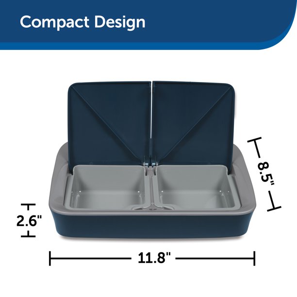 Digital 2 Meal Pet Feeder in Blue