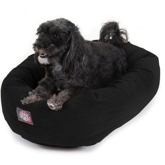 Bed for Dogs in Small Black  24 Inches