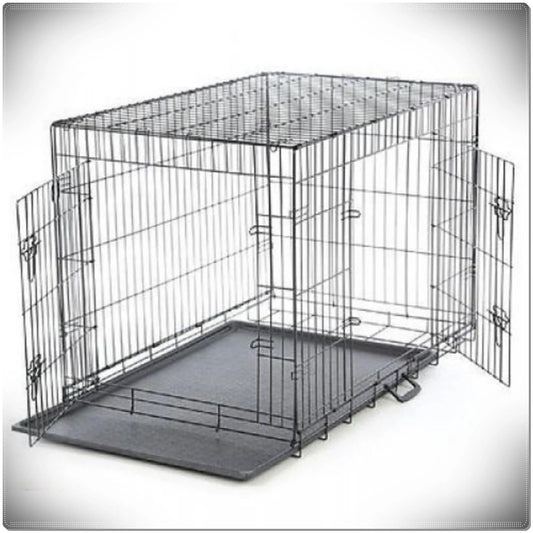 Pet Folding Cage in XXL Black